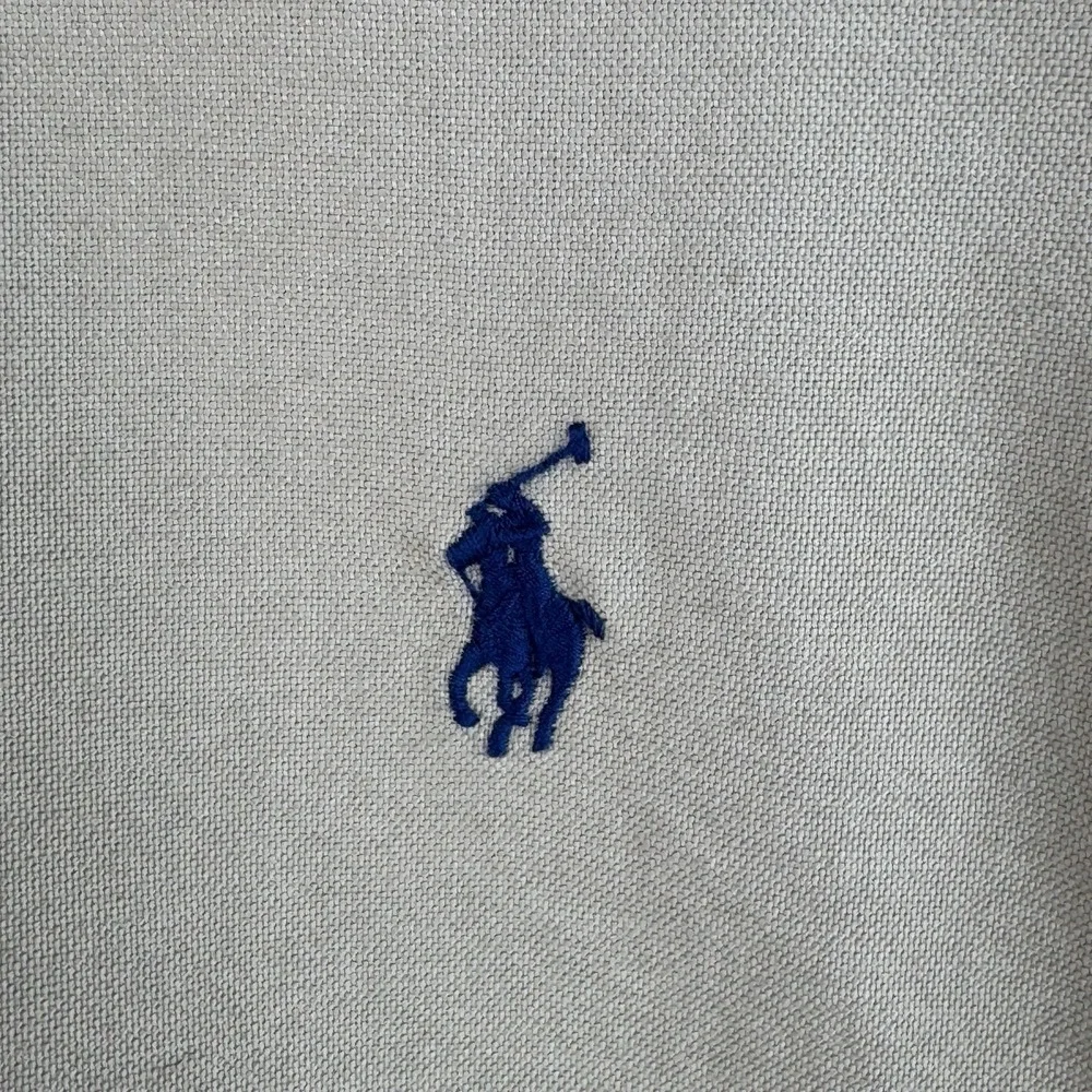 Polo Ralph Lauren Button Down Shirt Mens 2XB Khaki Classic Oxford Short Sleeve